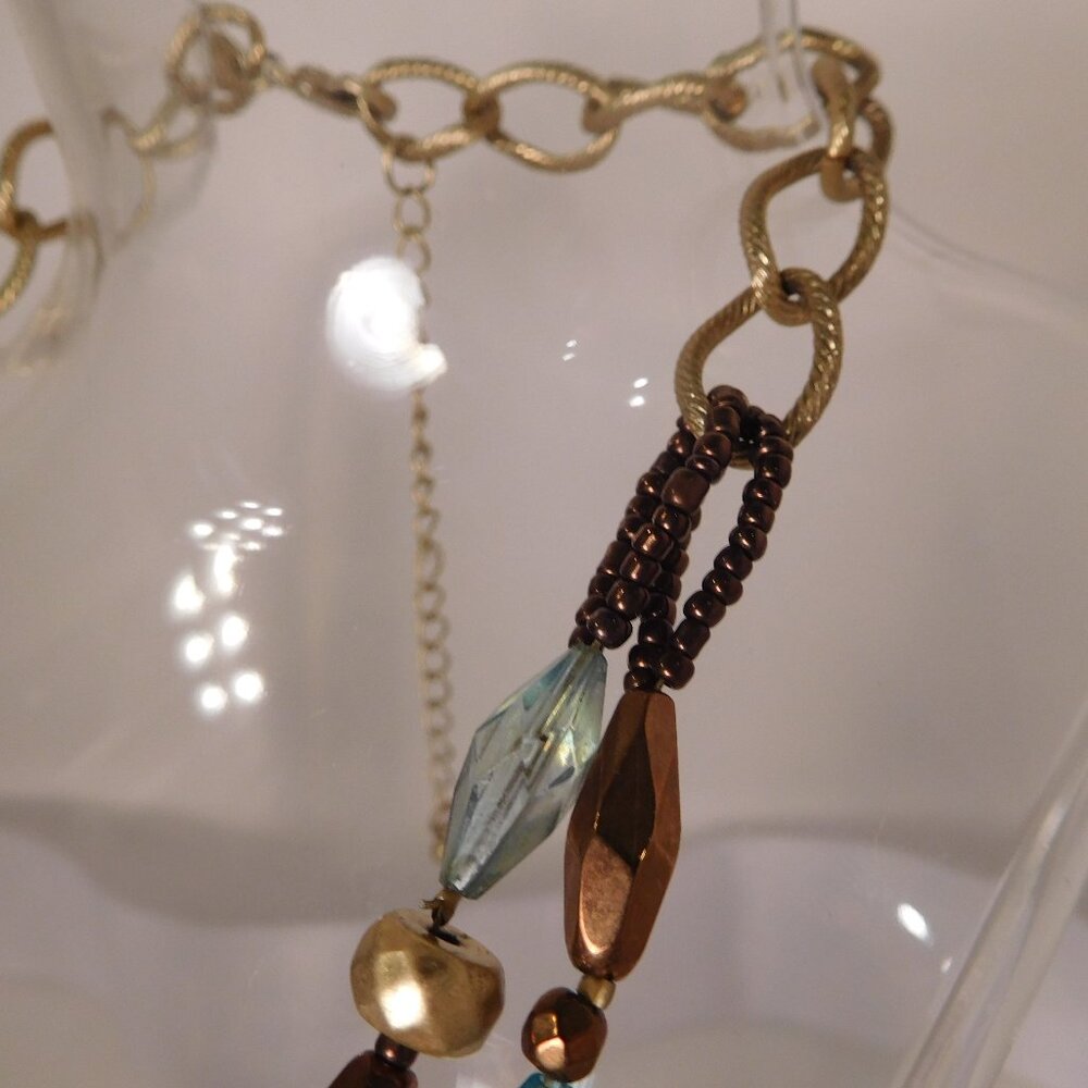 Double Strand Statement Necklace - image 3